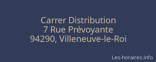 Carrer Distribution