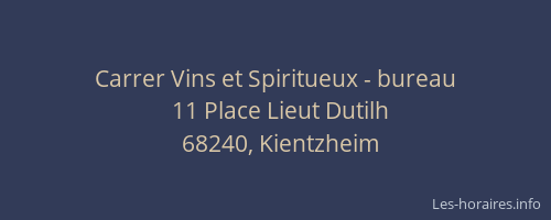 Carrer Vins et Spiritueux - bureau