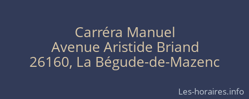 Carréra Manuel
