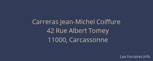 Carreras Jean-Michel Coiffure