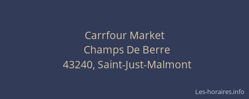Carrfour Market