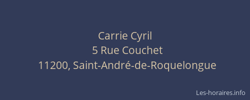 Carrie Cyril