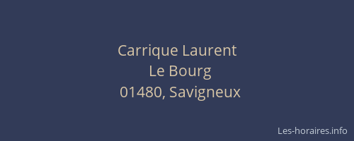 Carrique Laurent