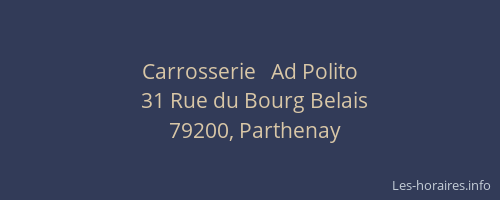 Carrosserie   Ad Polito