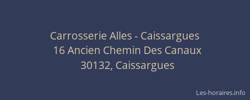 Carrosserie Alles - Caissargues