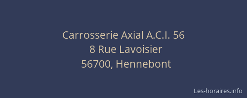 Carrosserie Axial A.C.I. 56