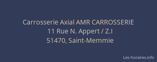 Carrosserie Axial AMR CARROSSERIE