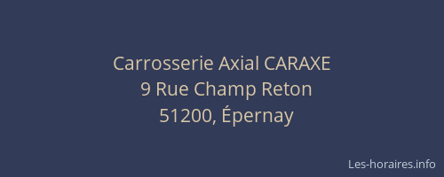Carrosserie Axial CARAXE