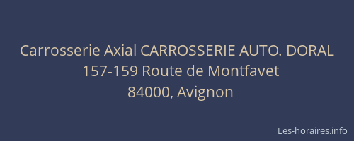 Carrosserie Axial CARROSSERIE AUTO. DORAL