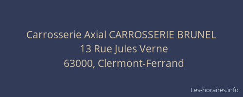 Carrosserie Axial CARROSSERIE BRUNEL