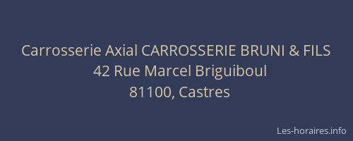 Carrosserie Axial CARROSSERIE BRUNI & FILS