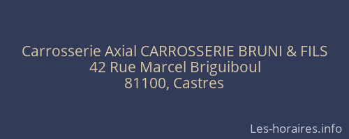 Carrosserie Axial CARROSSERIE BRUNI & FILS