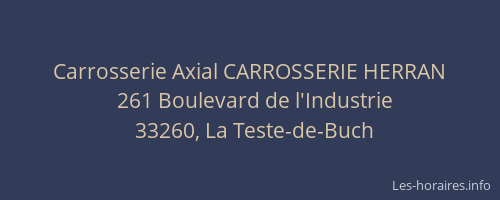 Carrosserie Axial CARROSSERIE HERRAN