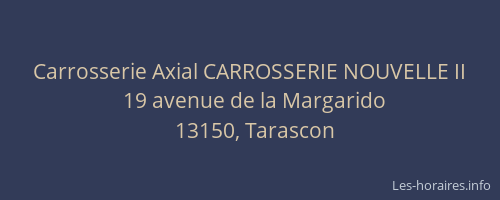 Carrosserie Axial CARROSSERIE NOUVELLE II