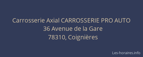 Carrosserie Axial CARROSSERIE PRO AUTO