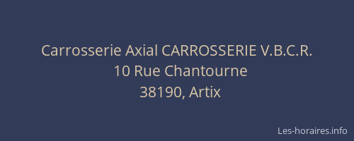 Carrosserie Axial CARROSSERIE V.B.C.R.