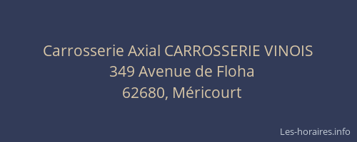 Carrosserie Axial CARROSSERIE VINOIS