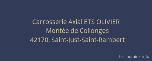 Carrosserie Axial ETS OLIVIER