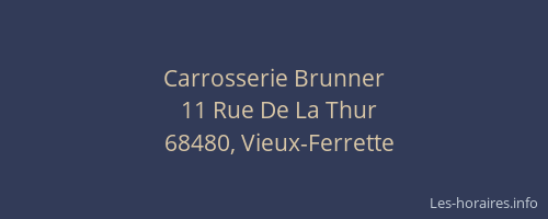 Carrosserie Brunner