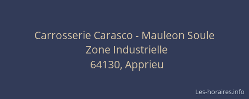 Carrosserie Carasco - Mauleon Soule
