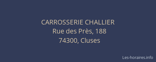 CARROSSERIE CHALLIER