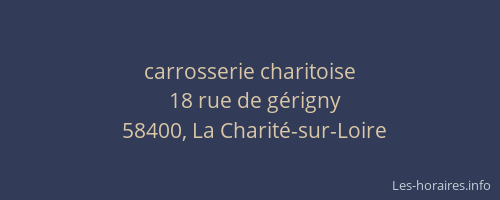 carrosserie charitoise