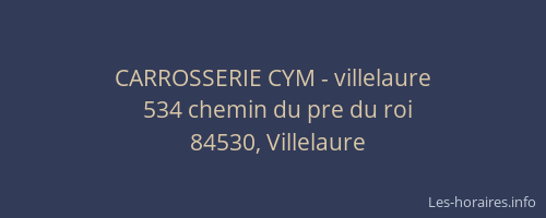 CARROSSERIE CYM - villelaure