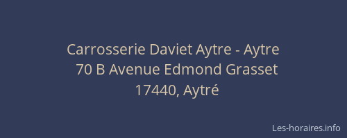 Carrosserie Daviet Aytre - Aytre