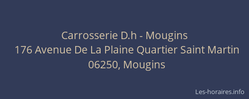 Carrosserie D.h - Mougins