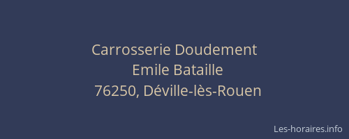 Carrosserie Doudement
