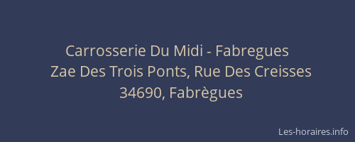 Carrosserie Du Midi - Fabregues