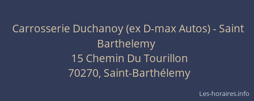 Carrosserie Duchanoy (ex D-max Autos) - Saint Barthelemy