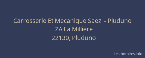 Carrosserie Et Mecanique Saez  - Pluduno