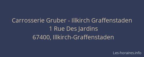 Carrosserie Gruber - Illkirch Graffenstaden