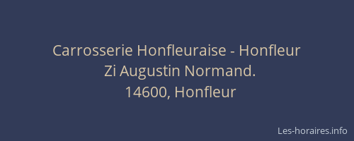 Carrosserie Honfleuraise - Honfleur