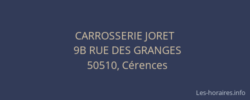 CARROSSERIE JORET