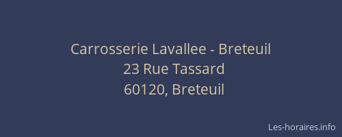 Carrosserie Lavallee - Breteuil