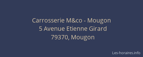 Carrosserie M&co - Mougon