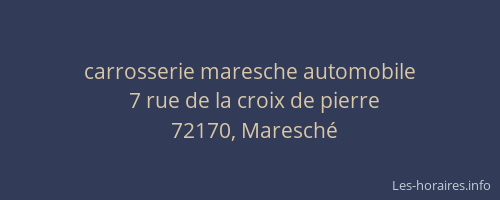 carrosserie maresche automobile