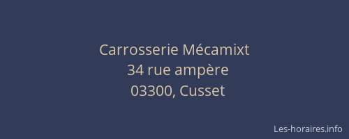 Carrosserie Mécamixt