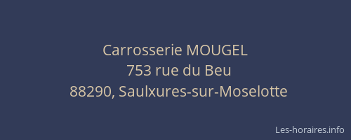 Carrosserie MOUGEL