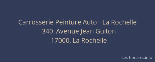 Carrosserie Peinture Auto - La Rochelle
