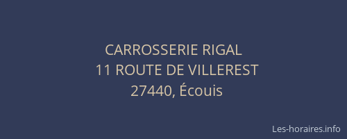 CARROSSERIE RIGAL
