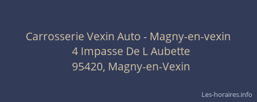 Carrosserie Vexin Auto - Magny-en-vexin