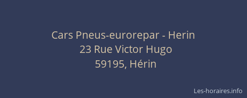 Cars Pneus-eurorepar - Herin