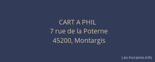 CART A PHIL