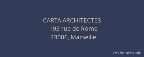 CARTA ARCHITECTES