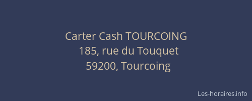 Carter Cash TOURCOING
