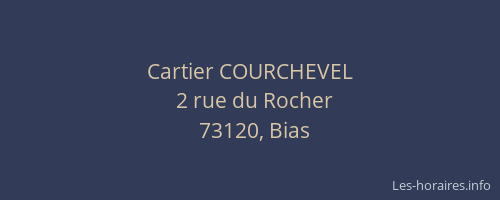 Cartier COURCHEVEL