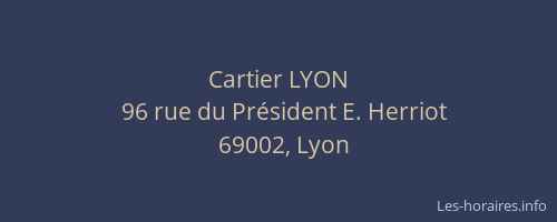 Cartier LYON